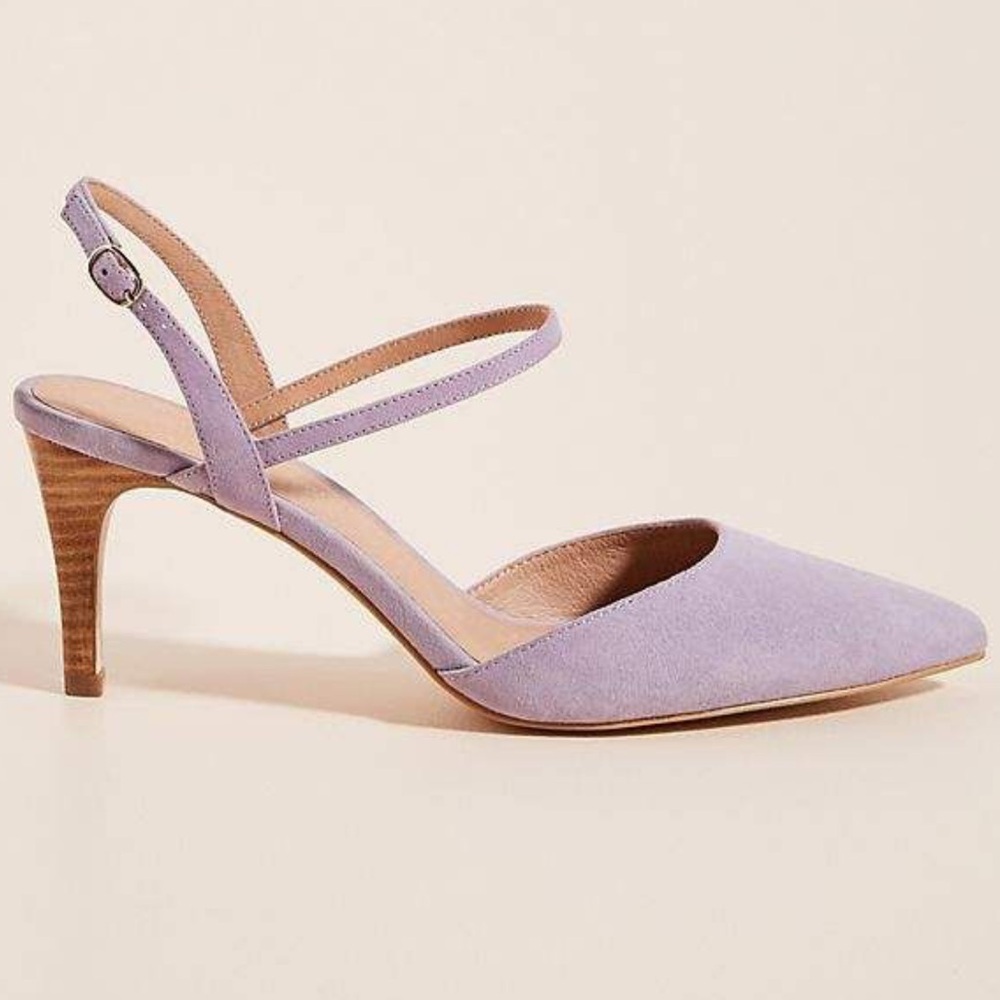 Anthropologie Lavender Heels